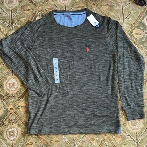 Men’s Waffle Knit crew Neck Long Sleeve